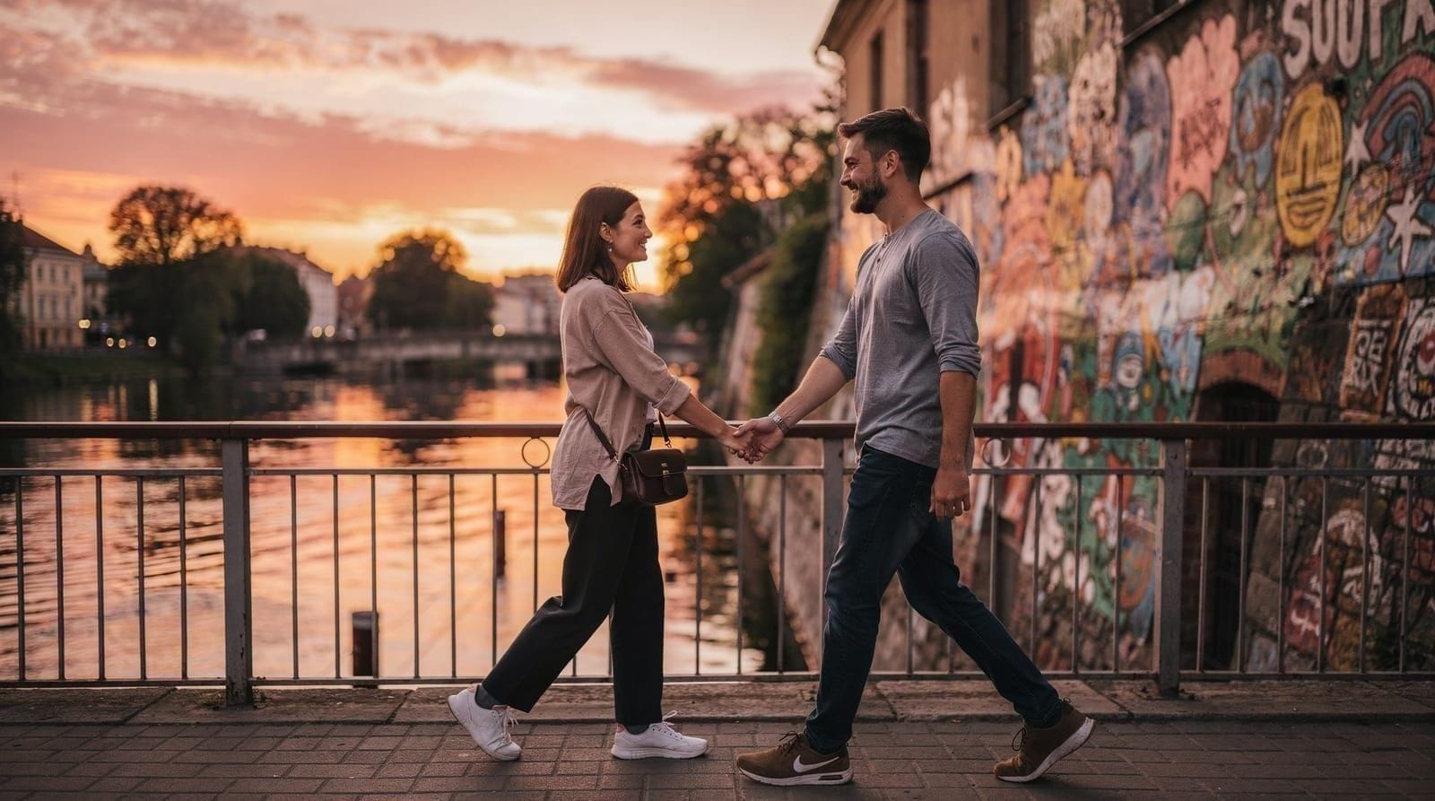 Vilnius für Paare — romantische Aktivitäten ohne Klischees — Vilnius hat Barockstraßen, Flussspaziergänge und Ballonfahrten über Burgseen — o