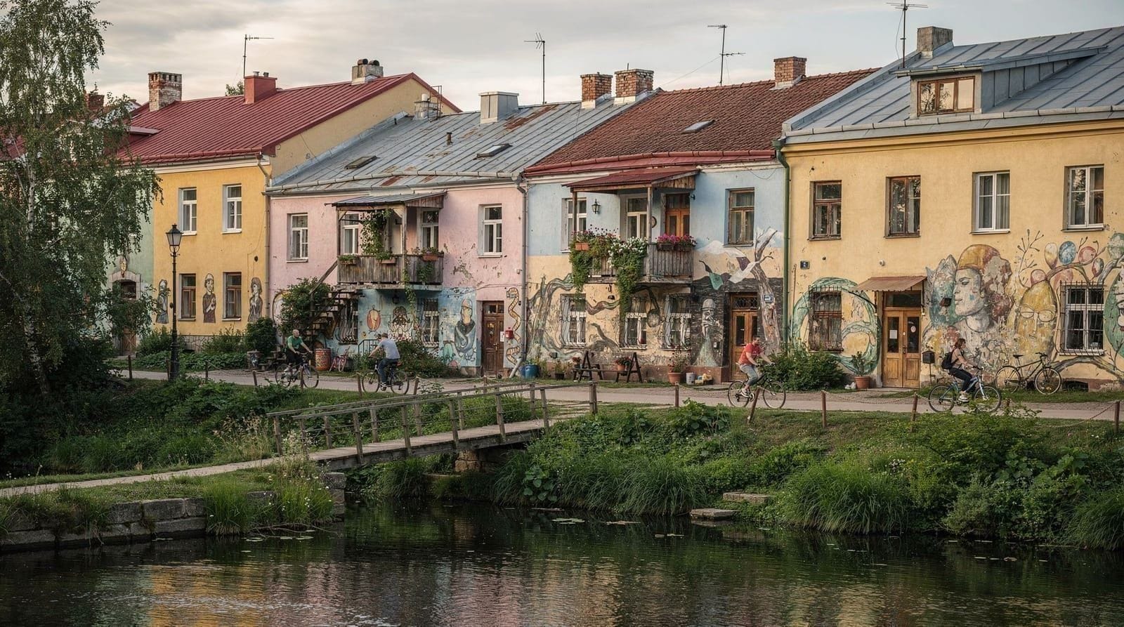Warum Užupis Europas schrulliges Quartier ist — Užupis erklärte sich 1997 zur Republik mit eigener Verfassung und Meerjungfrau-S