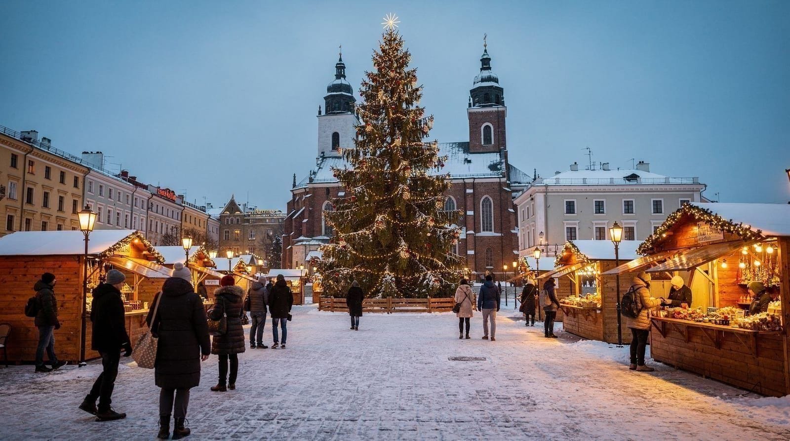 Vilniuser Weihnachtsmarkt — Leitfaden und praktische Tipps — Vilniuser Weihnachtsmarkt auf dem Kathedralenplatz — Termine, Öffnungszeiten, Es