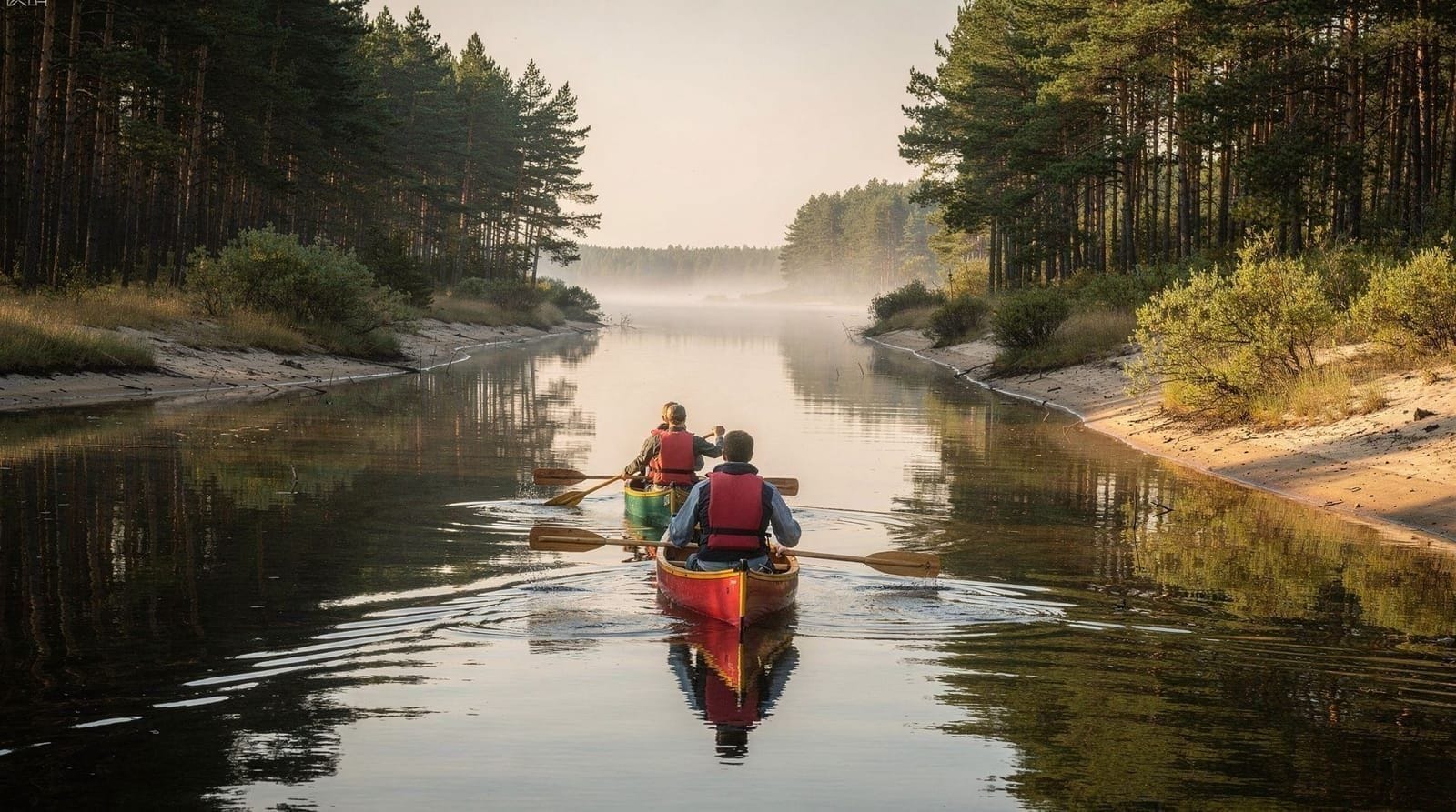 Klaipėda: Curonian spit guided canoe tour